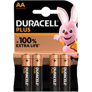 DURACELL PILA ALCALINA PLUS AA 4-PACK 394140851